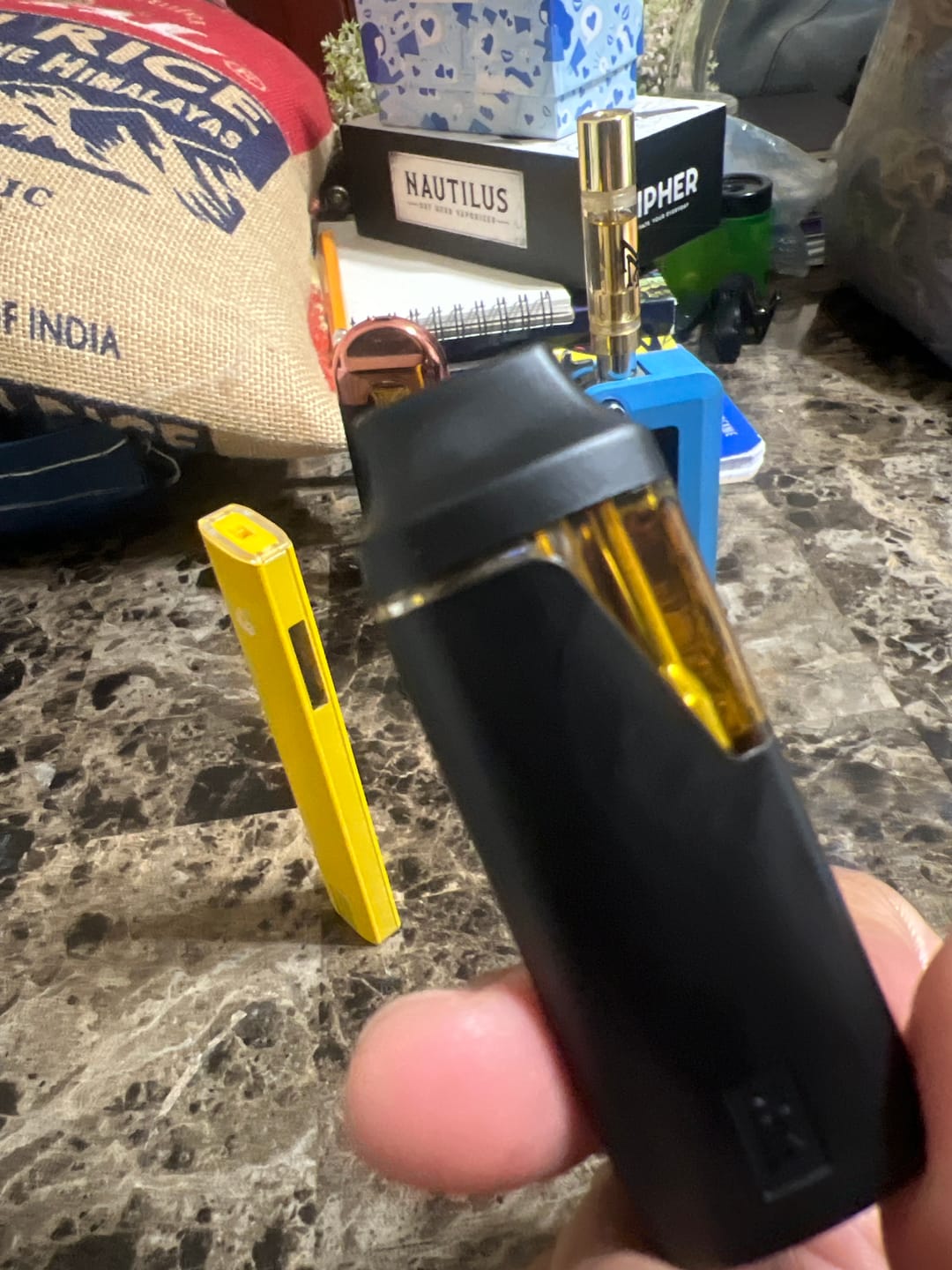 Customer photo review of PUR VYB - 2G THCa Live Resin - Strawberry Gelato (Sativa)