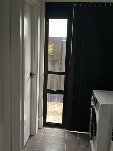 Customer photo review of Patio Pet Door Insert