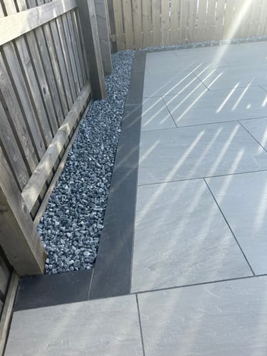 Customer photo review of Anthracite - Porcelain Planks - 900 x 150 x 20mm