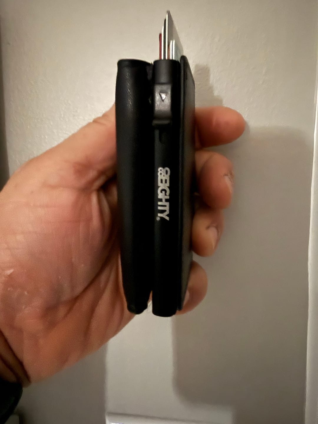 Customer photo review of 80Eighty® Onyx Wallet