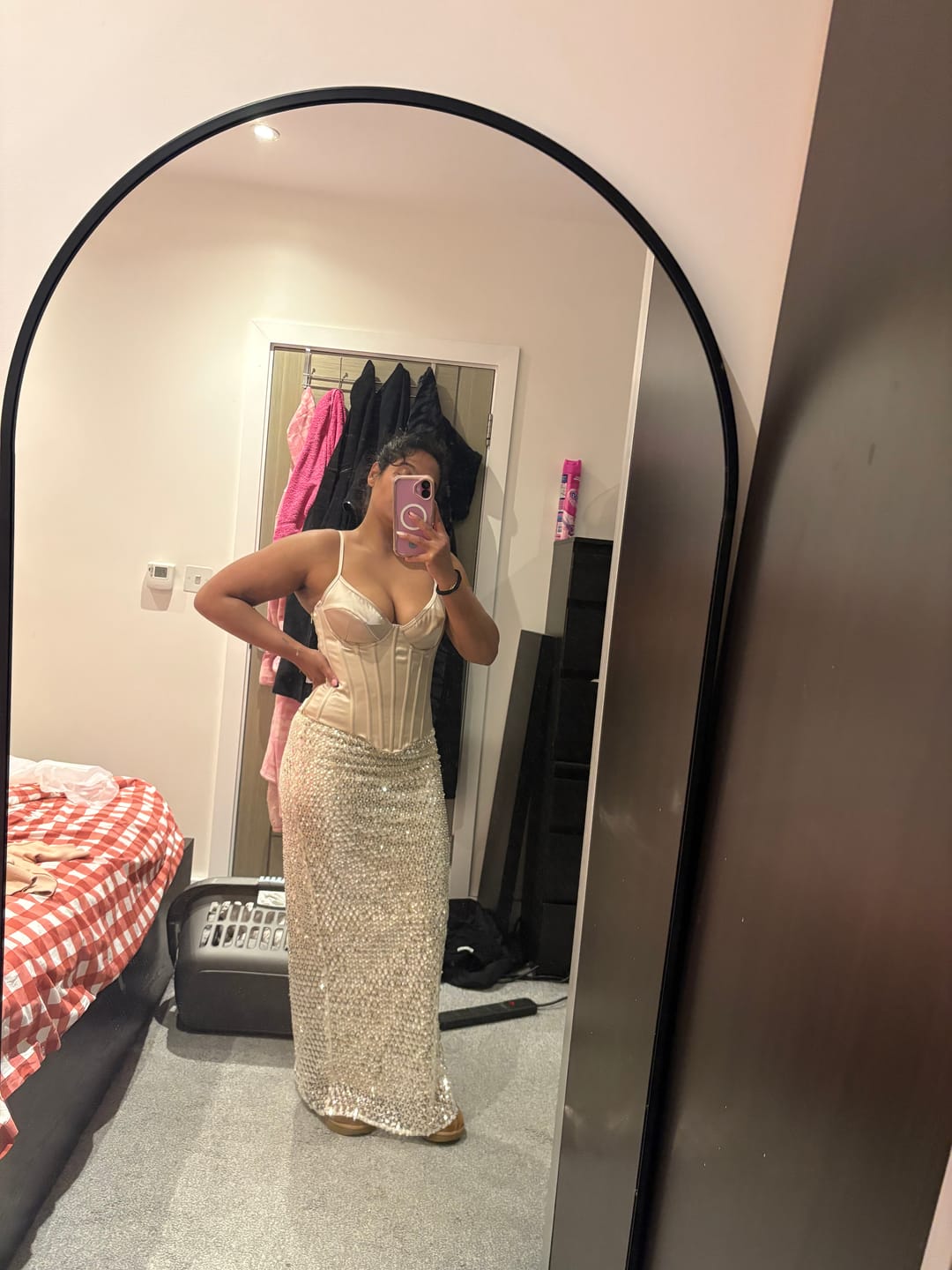 Customer photo review of CRYSTAL QUARTZ MAXI SKIRT