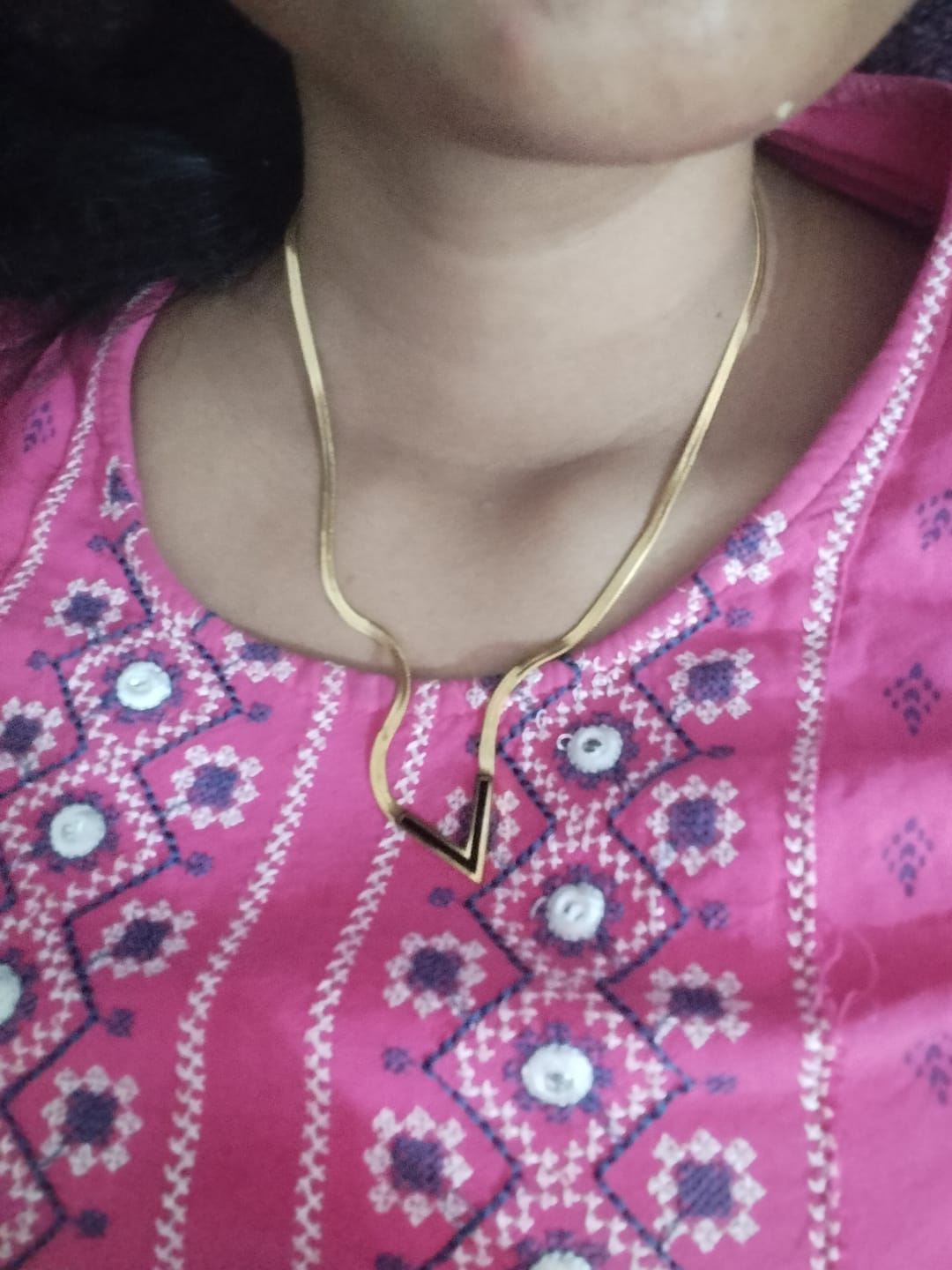 Customer photo review of Black Vixen Necklace