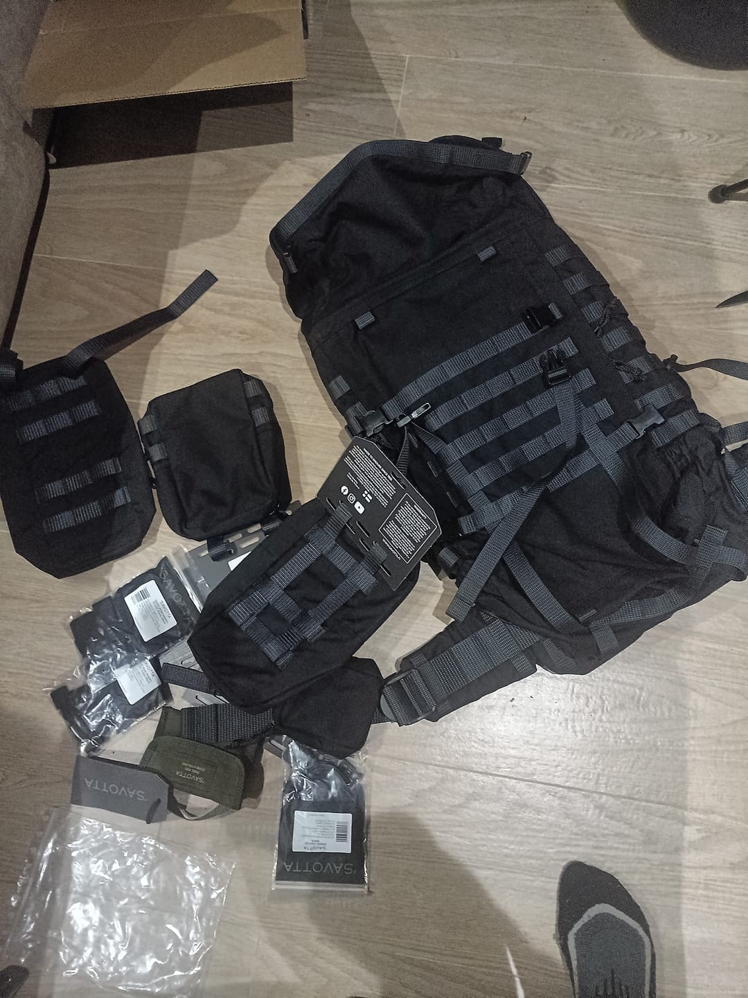 Customer photo review of Kantamus 40L backpack