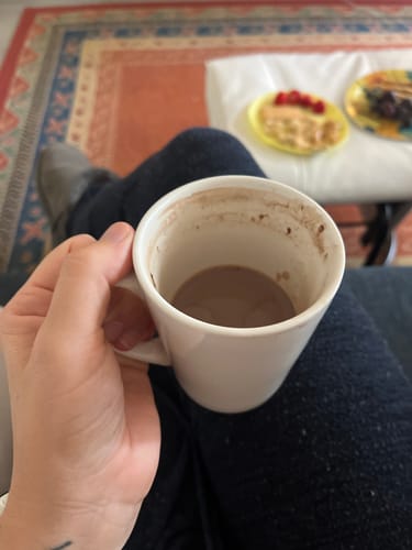 Customer photo review of Deluxe Lactation Hot Chocolate - GF, DF & SF