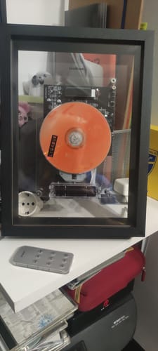 Customer photo review of M1 Music Frame CD Player