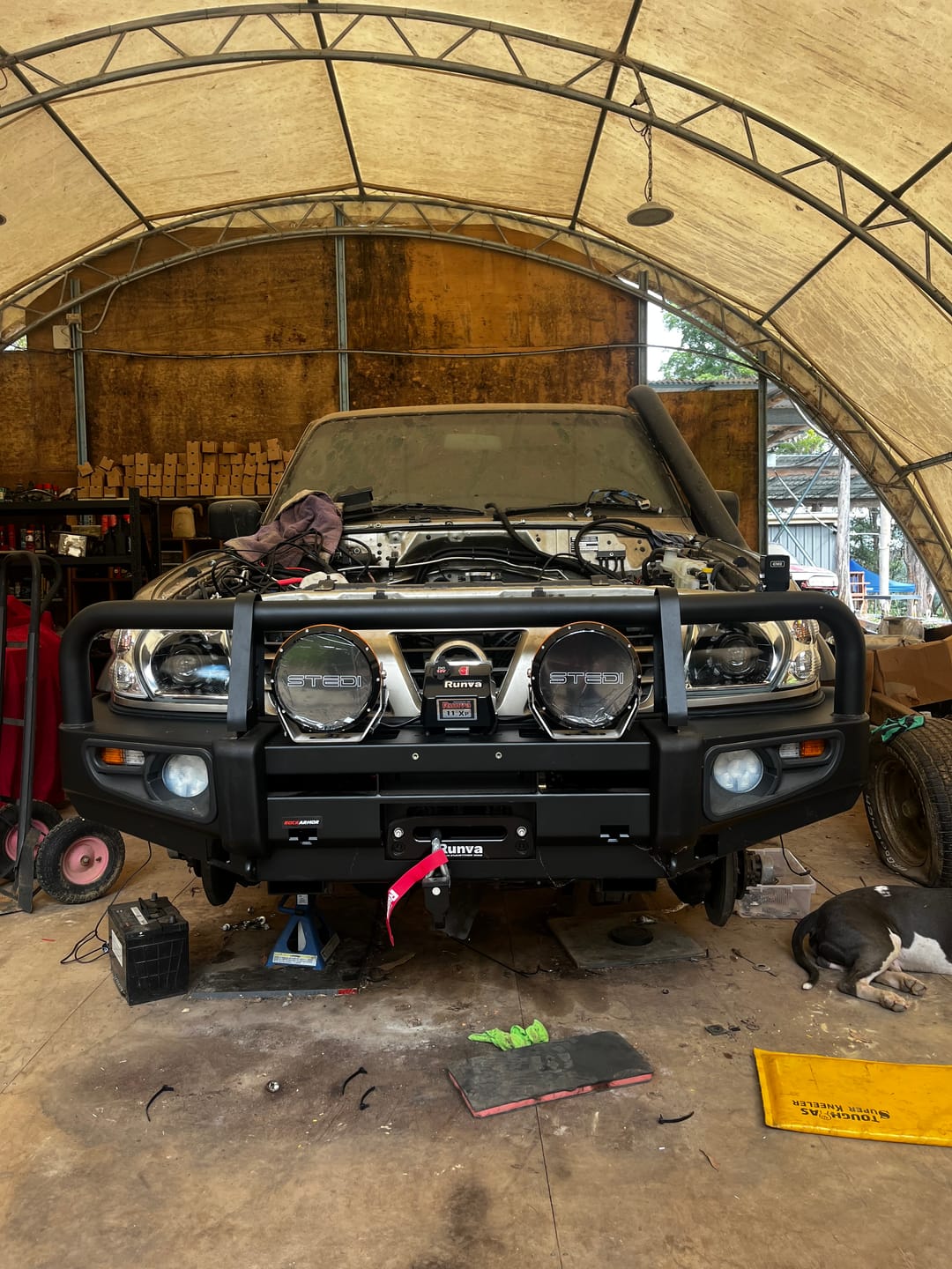Customer photo review of Nissan Patrol Gu S1-3 Projector/Custom Headlights