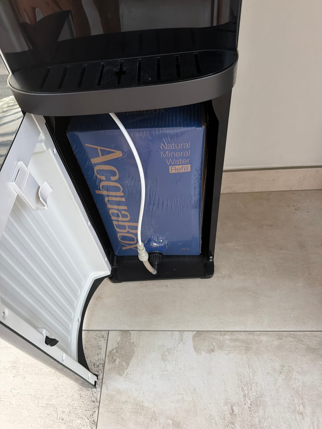 Customer photo review of AcquaBox 20L Mineral Water Refill for AcquaCooler By Mountain Falls