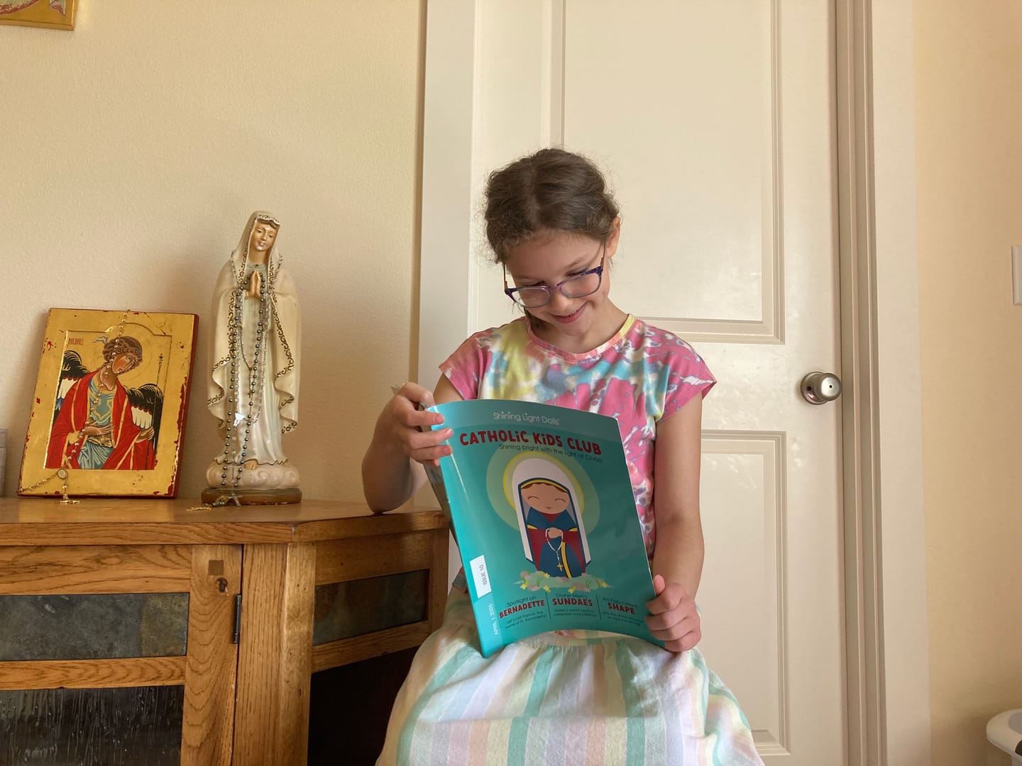 Customer photo review of Catholic Kids Club Magazine 1-Year Subscription (12 issues- 1 per month)