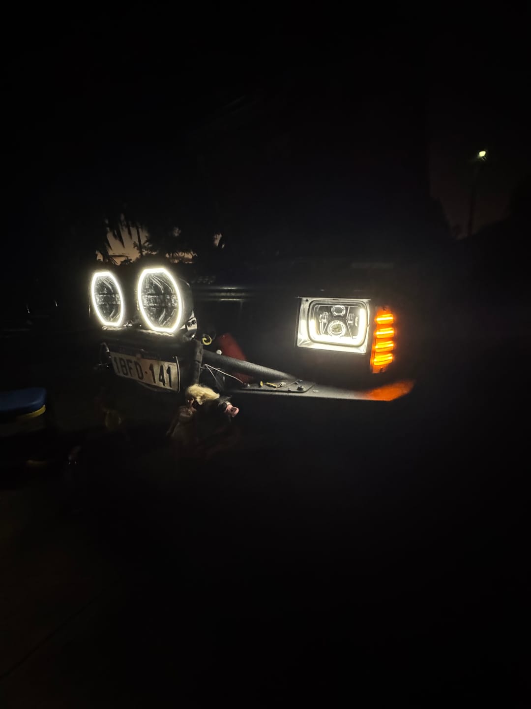Customer photo review of 5X7" 'Angry Eye' Headlights