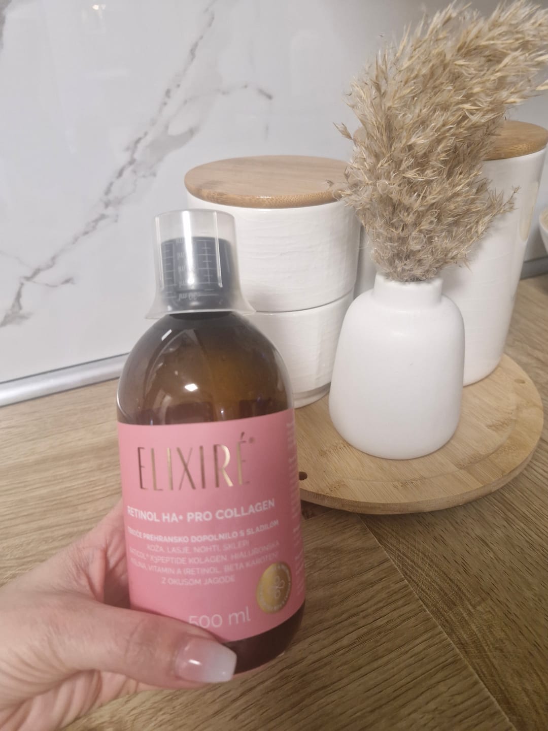 Customer photo review of RETINOL HA+ PRO COLLAGEN, okus jagode