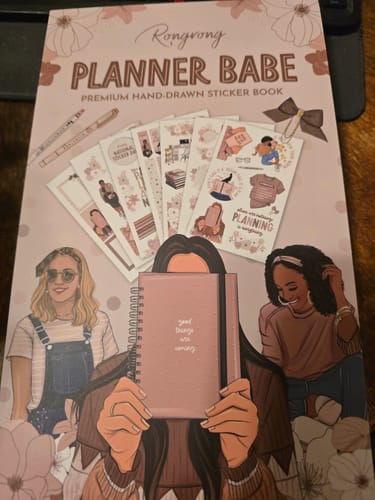 Customer photo review of Planner Babe Sticker Book