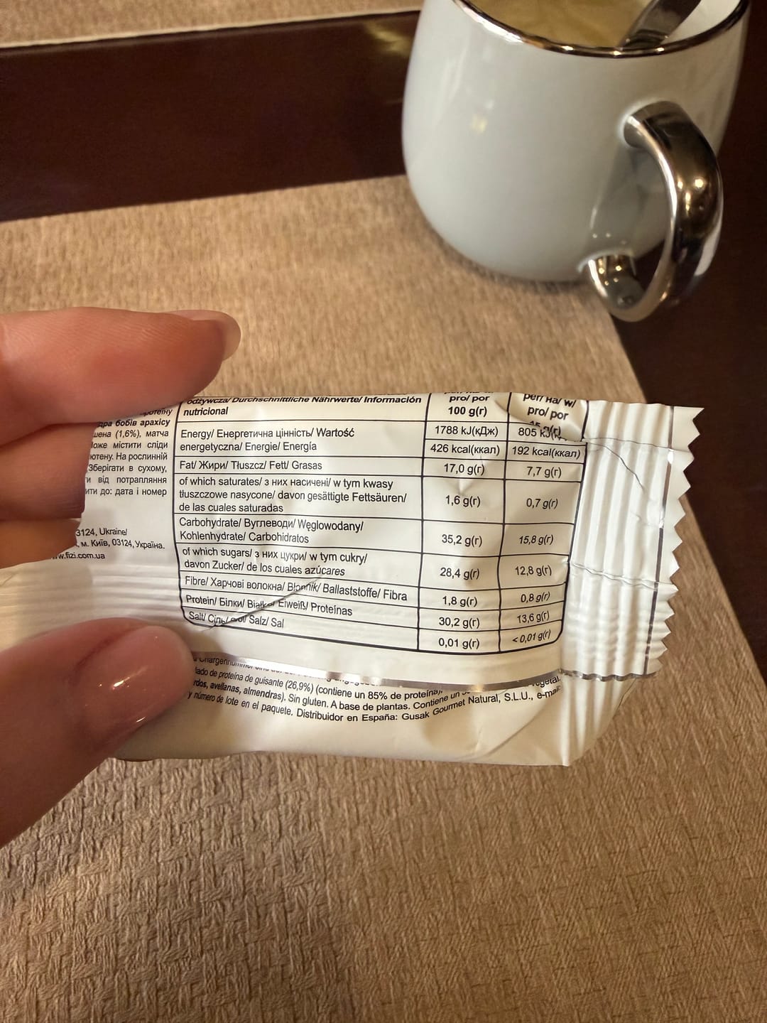 Customer photo review of Matcha + Raspberry