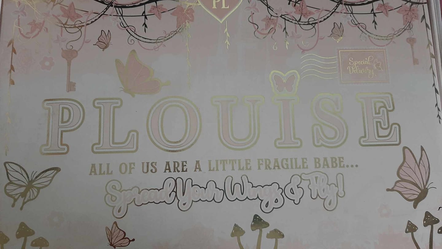 Customer photo review of P.Louise Love Tapes Eyeshadow Palette