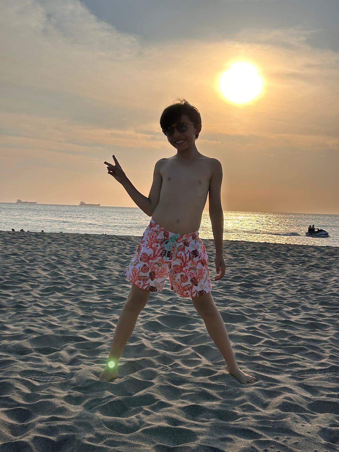 Customer photo review of Pantaloneta Niño Isla Panda