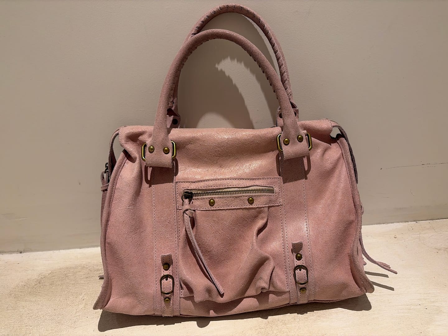 Customer photo review of It girl bag vanilla pink