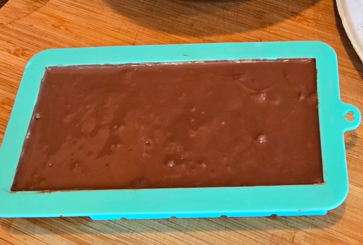 Customer photo review of Pistachio Knafeh Stuffed Chocolate Kit With Reusable Chocolate Bar Mold