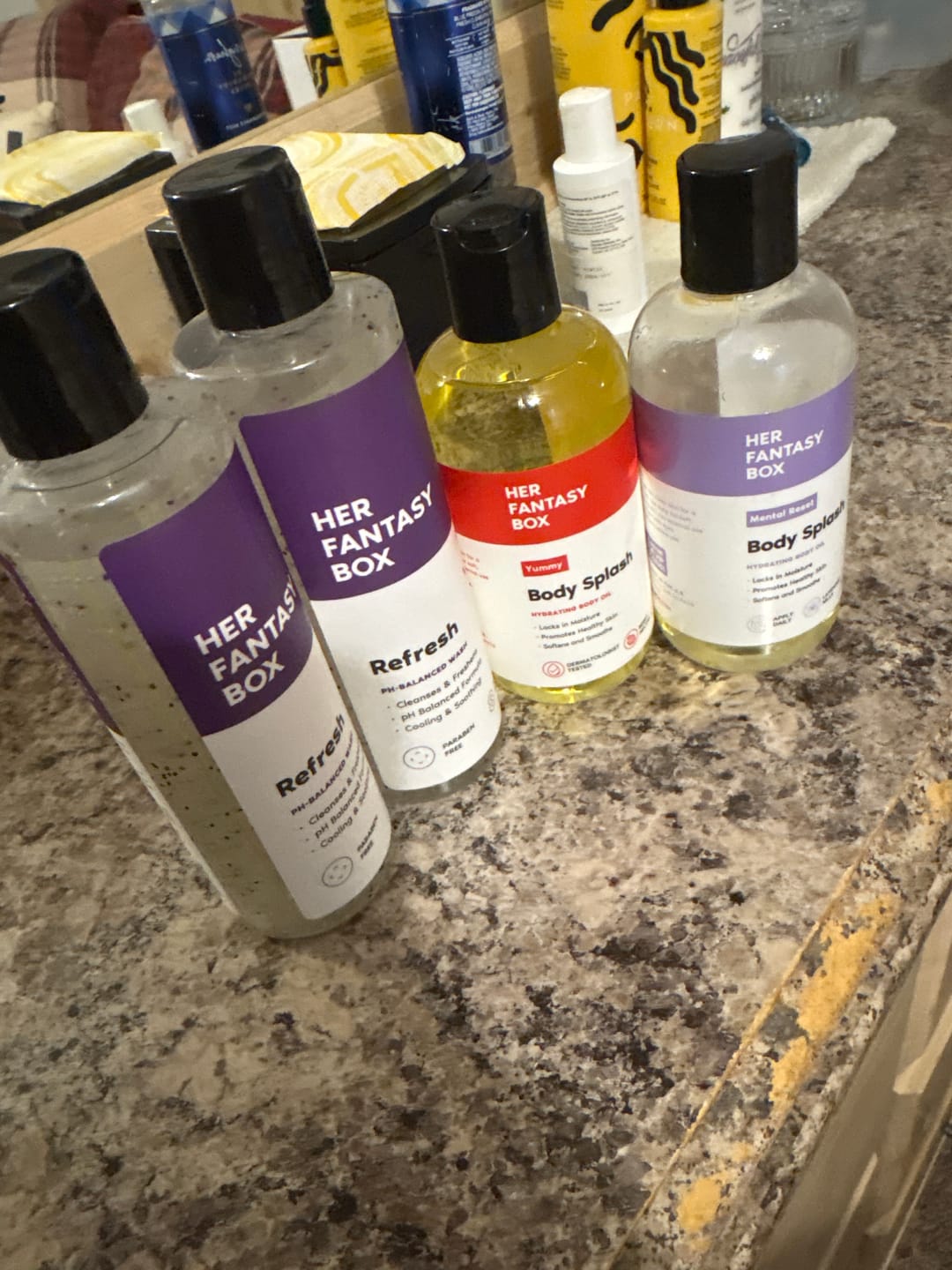 Customer photo review of Refresh Plant Based Yoni Gel Wash (pH Balancing) - 3 pk