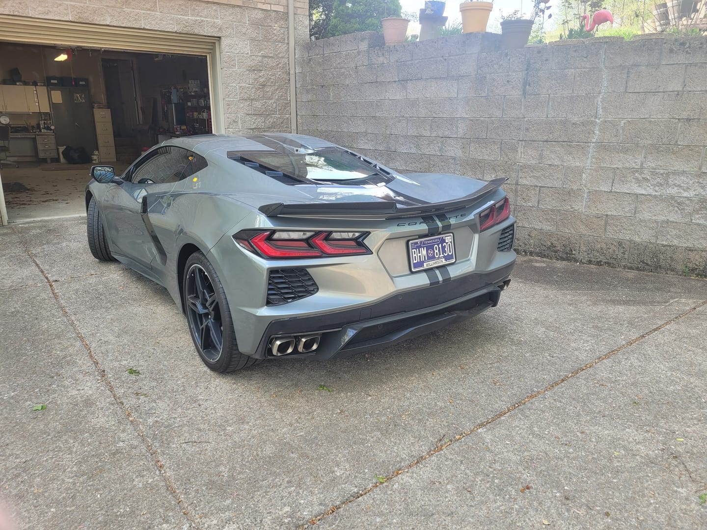 Customer photo review of Z06 Visible Package Corvette C8 Stingray Rear Spoiler