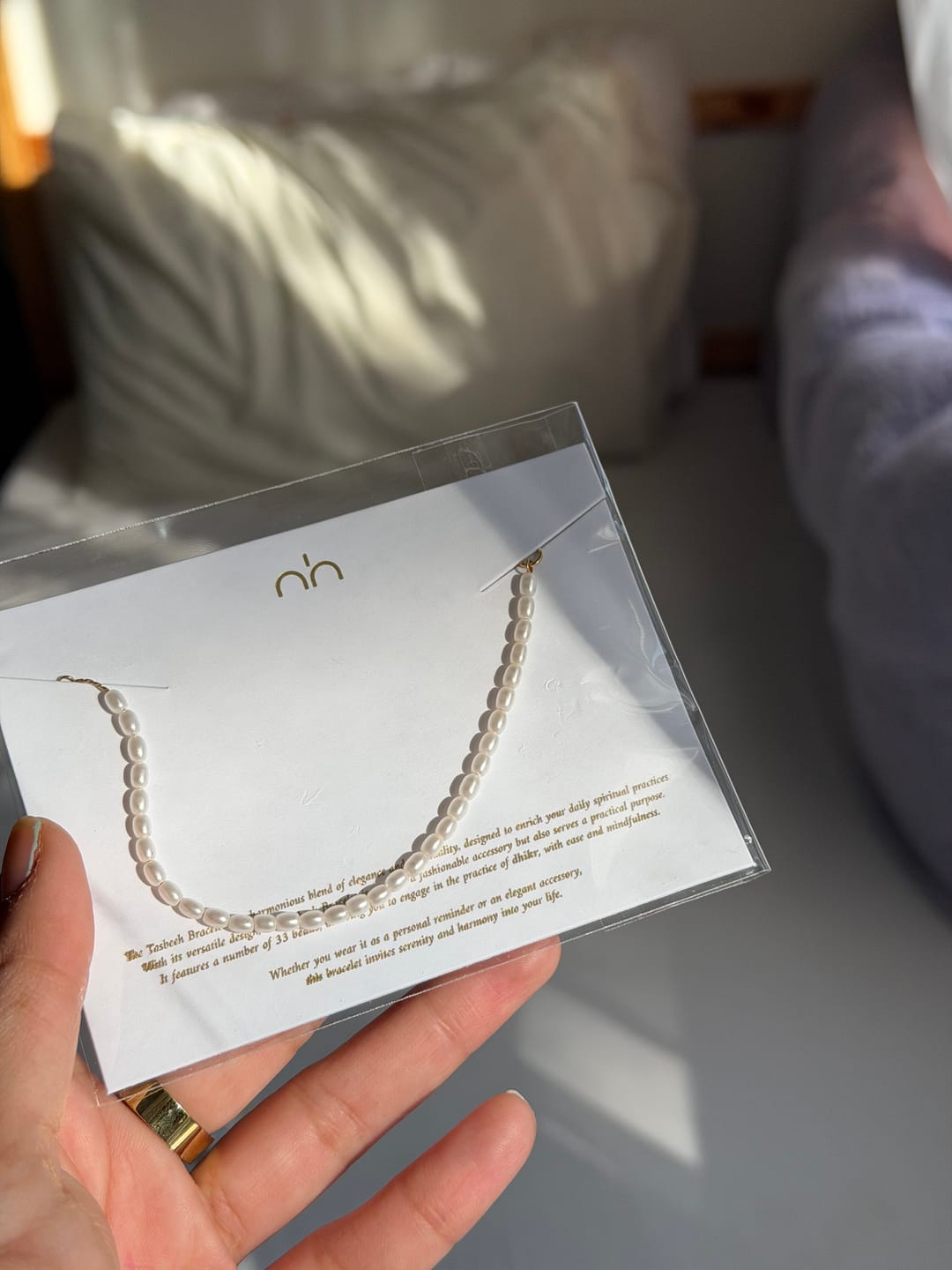Customer photo review of Hubb Nafsak Awwal Necklace | Love Yourself First
