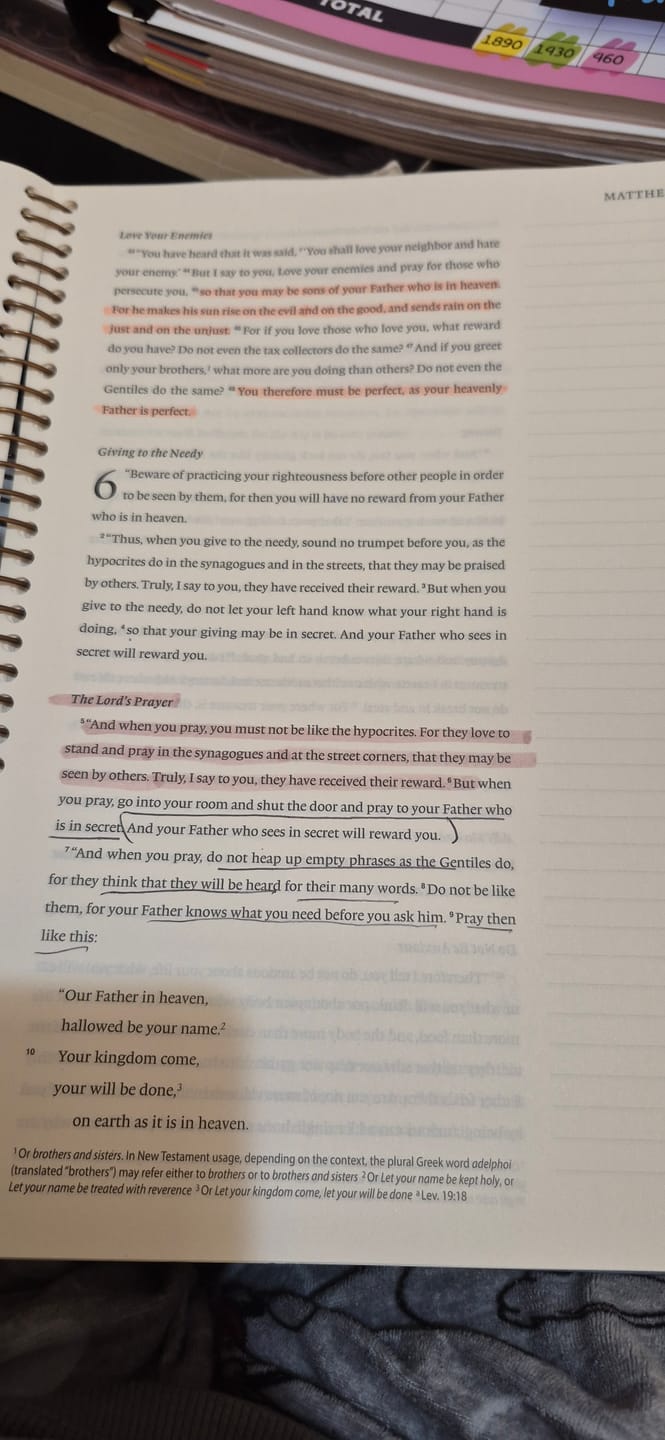 Customer photo review of Spiral Bible™ - ESV - New Testament