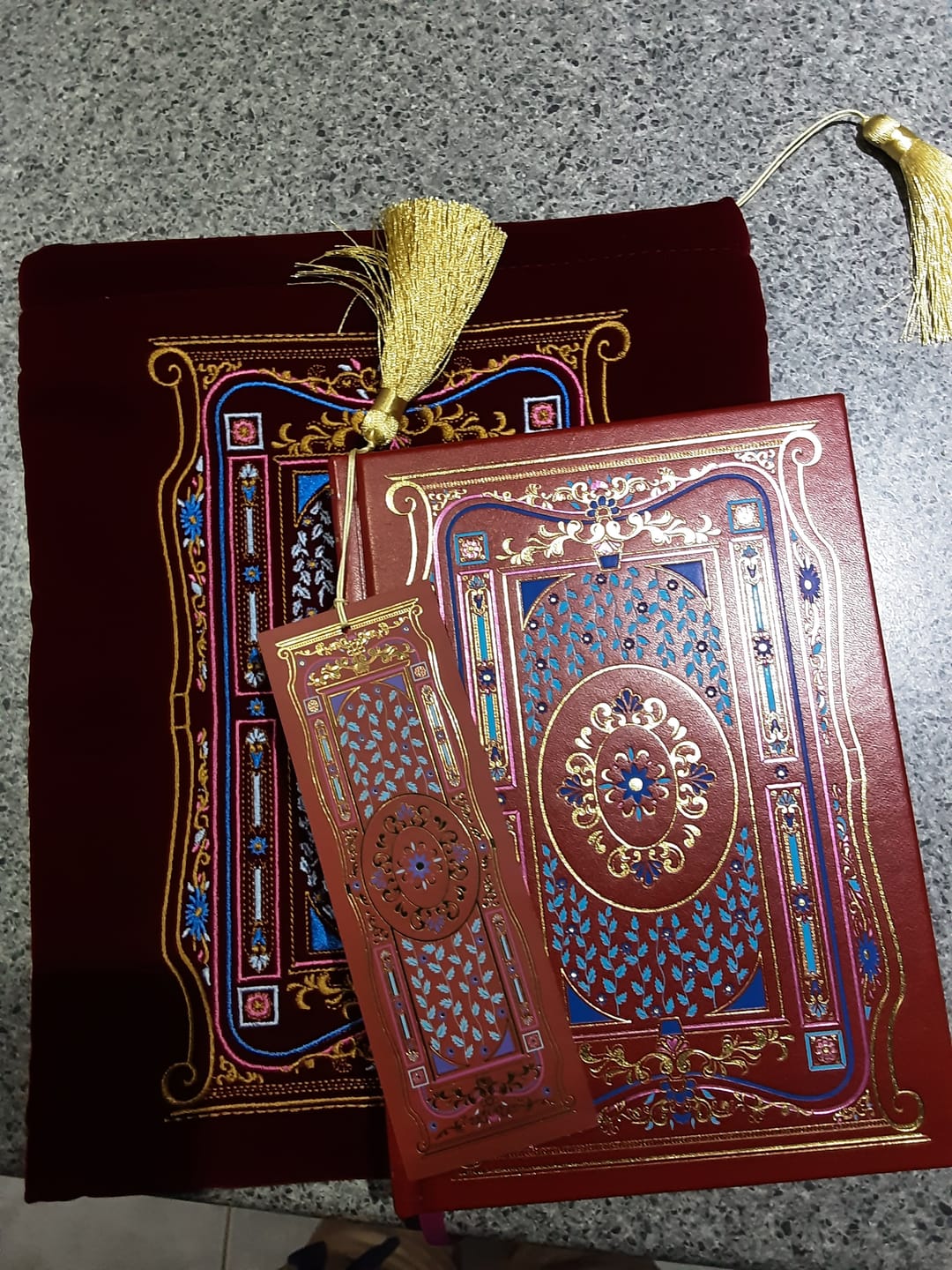 Customer photo review of Literati Bookmark - Crimson Red