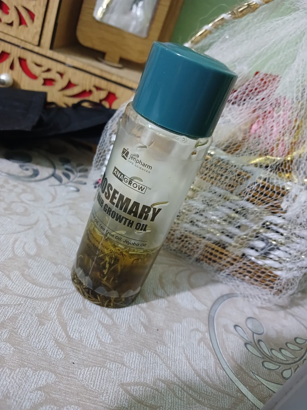 Customer photo review of Anagrow Rosemary Hair Oil