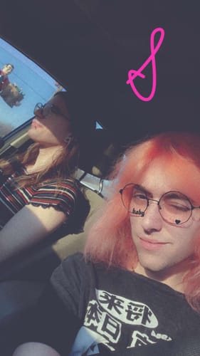 Customer photo review of Patricia Eyeglasses