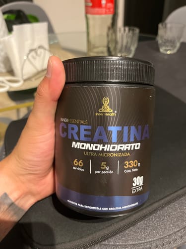 Customer photo review of CREATINA MONOHIDRATO ULTRA MICRONIZADA – INNER HEALTH (330 g) - HOY CON BLACK SALE