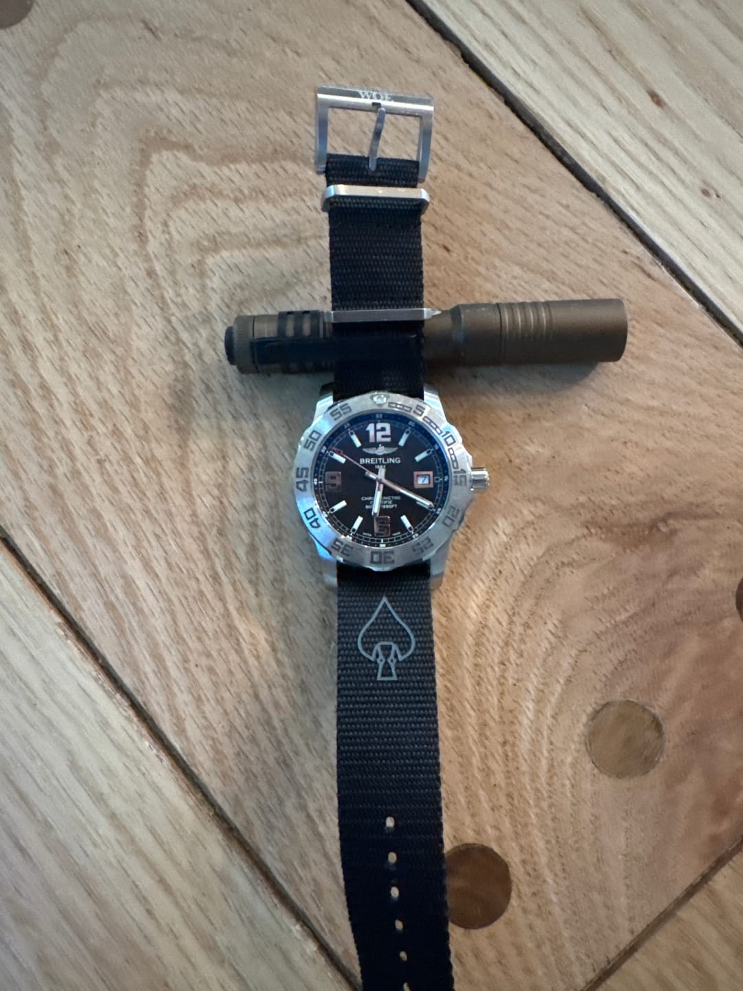 Customer photo review of NOFORN Single-Pass Watch Strap