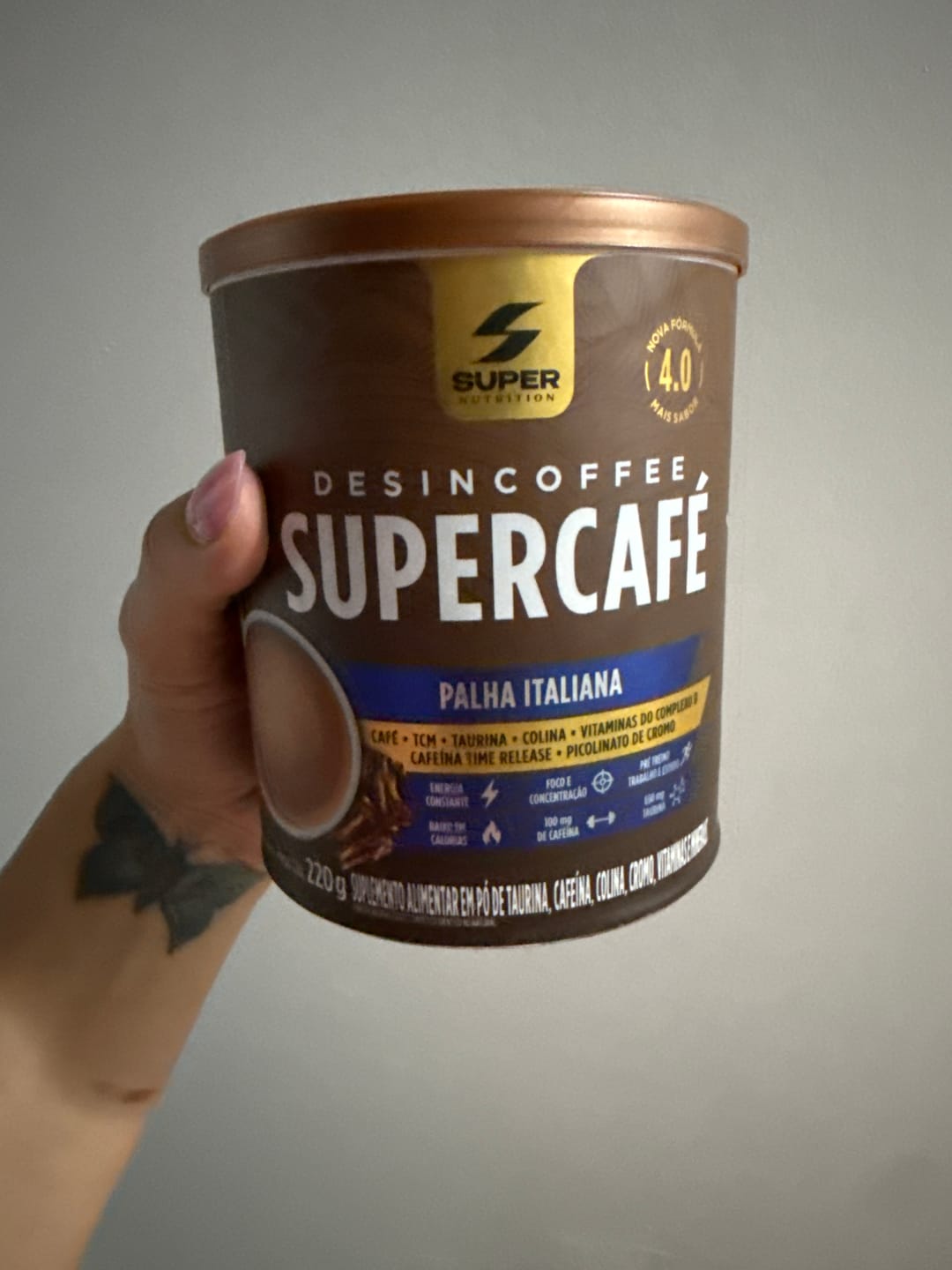 Customer photo review of Supercafé Palha Italiana
