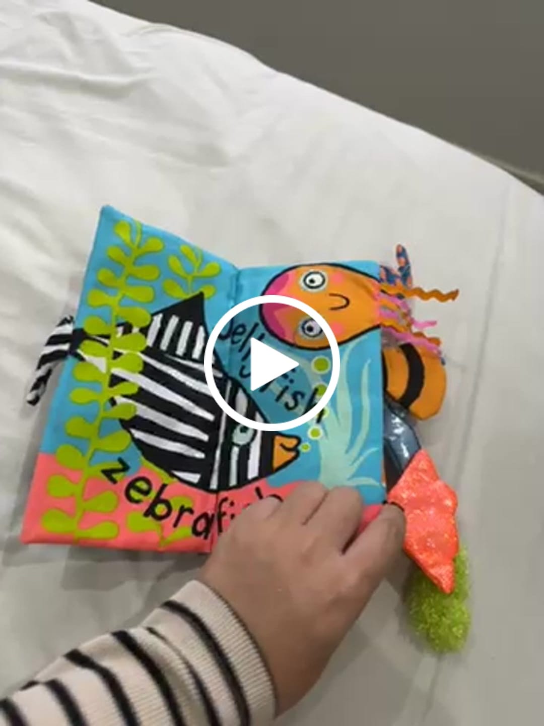 Customer video review of Sea Tails Soft Book - Jellycat