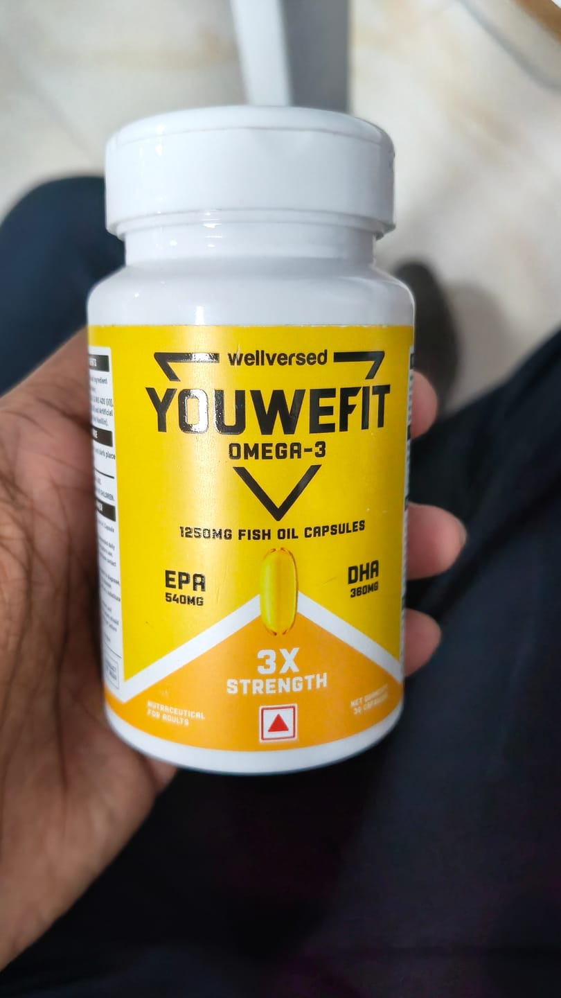 Customer photo review of YouWeFit Omega-3 Fish Oil (30 Capsules), 1250mg