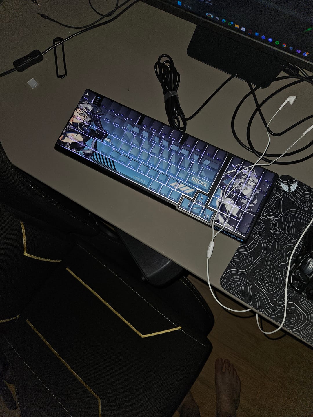 Customer photo review of Darmoshark K7 Max Wired Klavye (Manyetik Switch / HE)