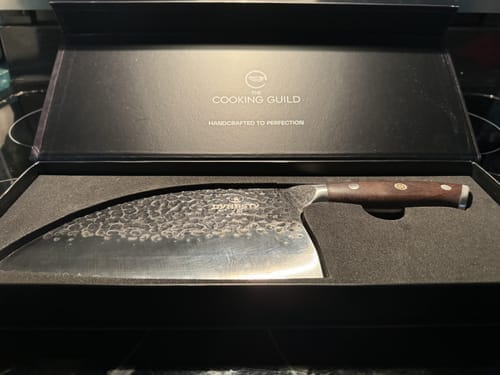 Customer photo review of Dynasty Series Serbian Cleaver