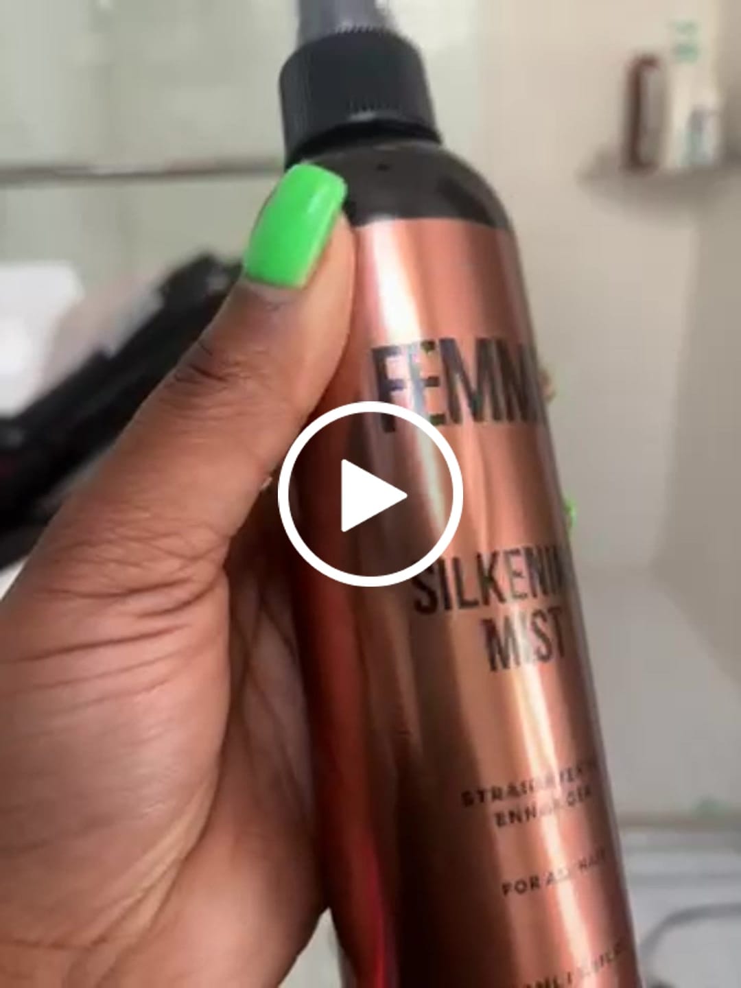 Customer video review of Silk Smooth Guard (Heat Protectant)