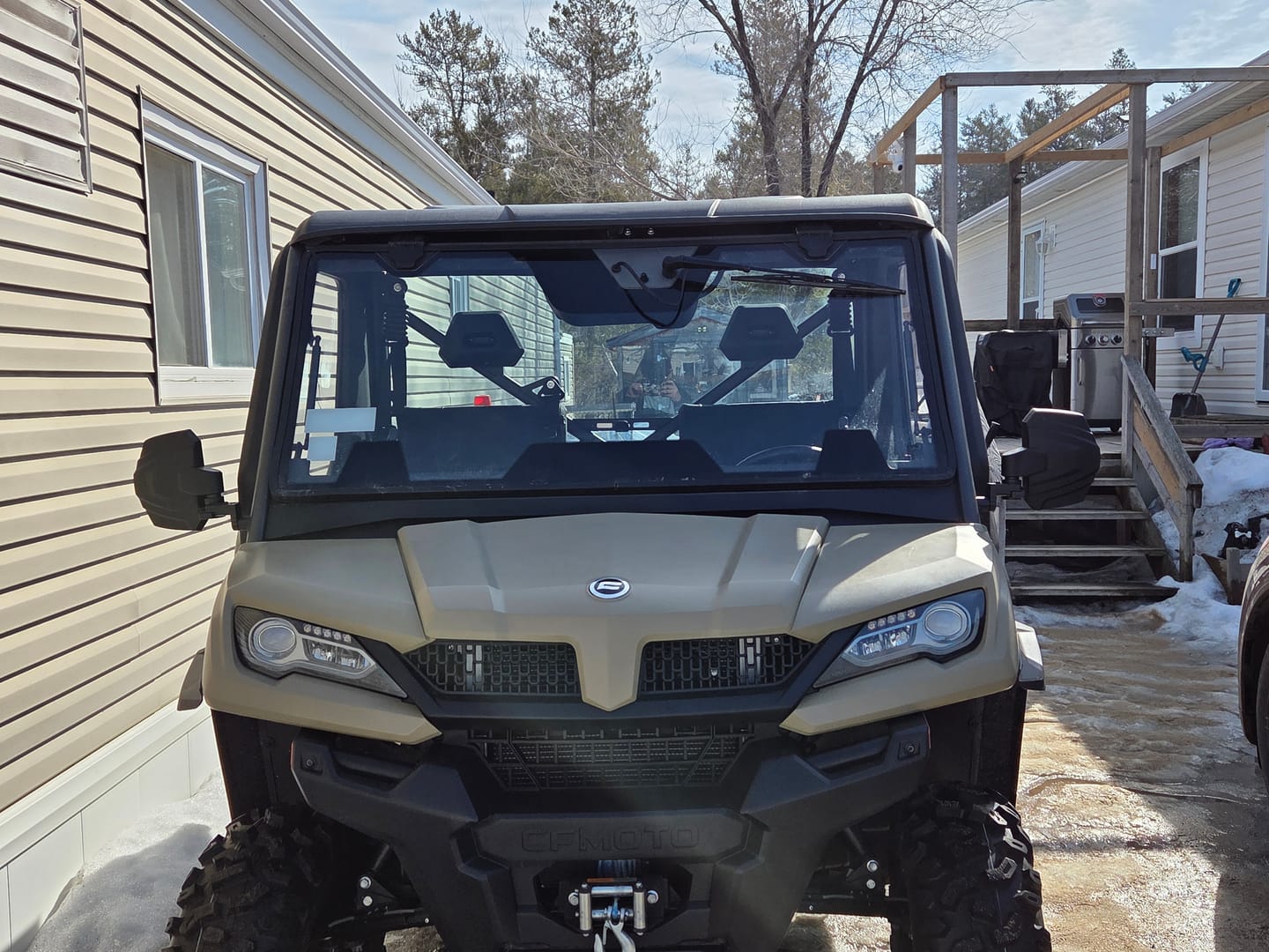 Customer photo review of UTV Side Mirrors For CFMOTO UFORCE 1000/1000XL 2019-2025