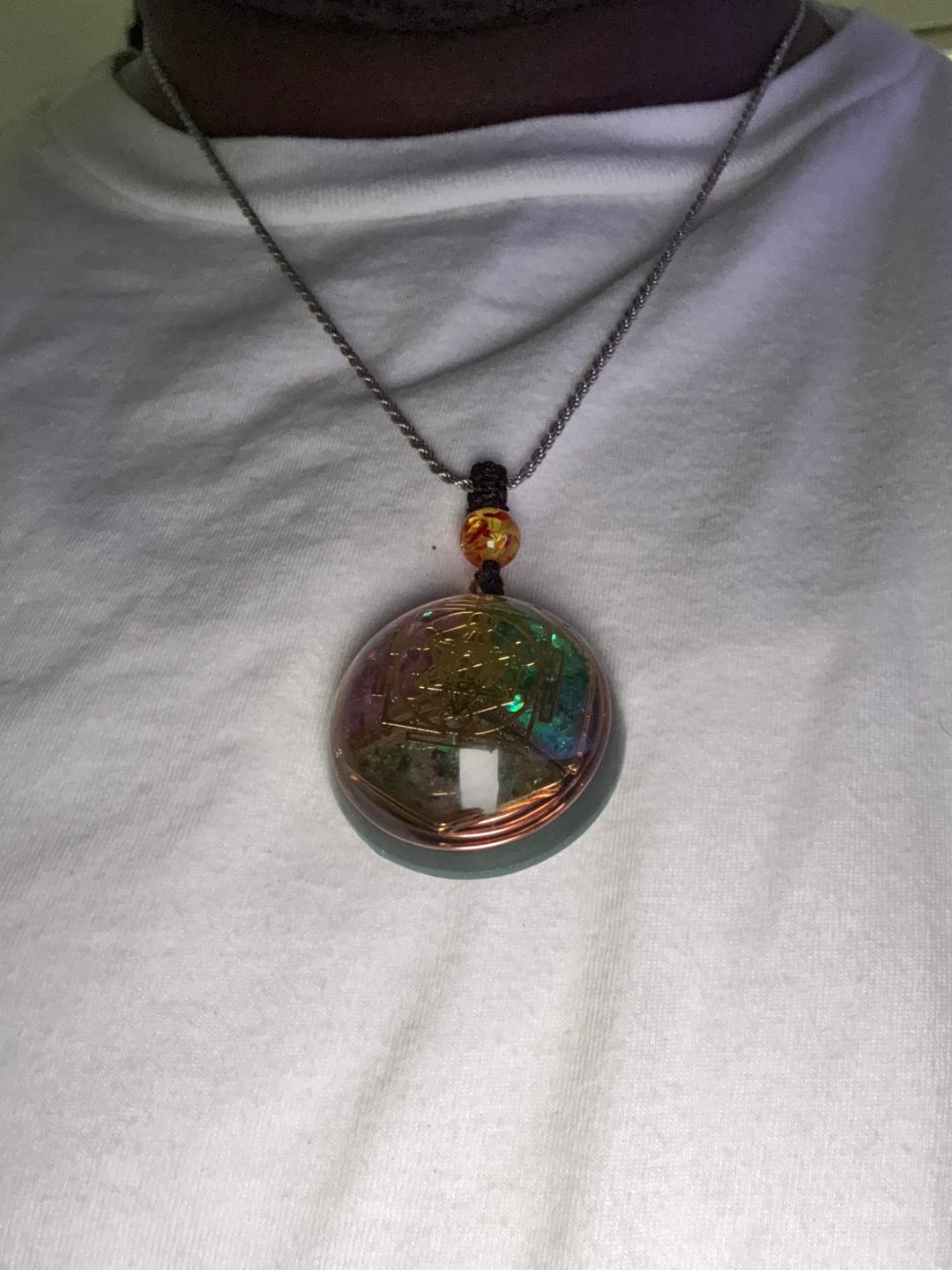 Customer photo review of Magnetic Energy Talisman