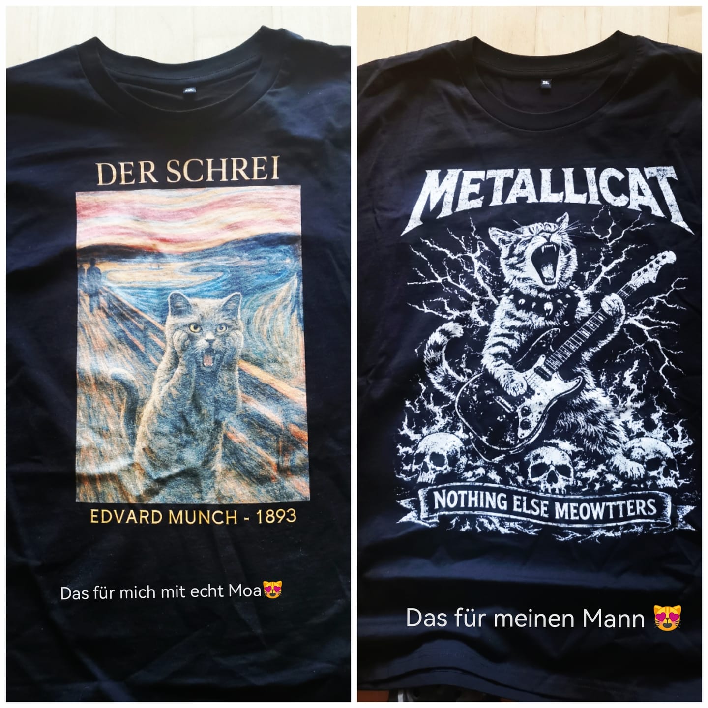 Customer photo review of Metallicat Premium T-Shirt