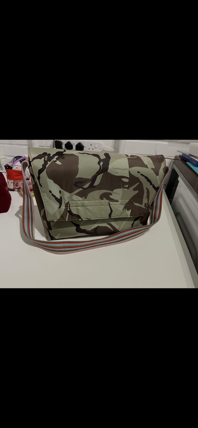 Customer photo review of Water Resistant Camouflage Ripstop Fabric