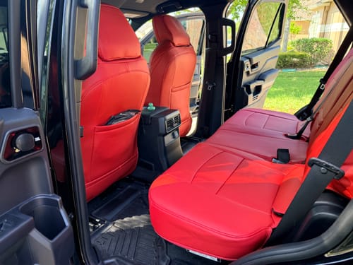 Customer photo review of Premium Custom-Fit Seat Covers
