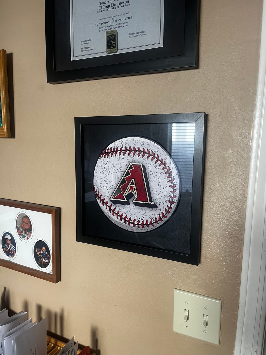 Customer photo review of Arizona Diamondbacks™ - Wooden Puzzle