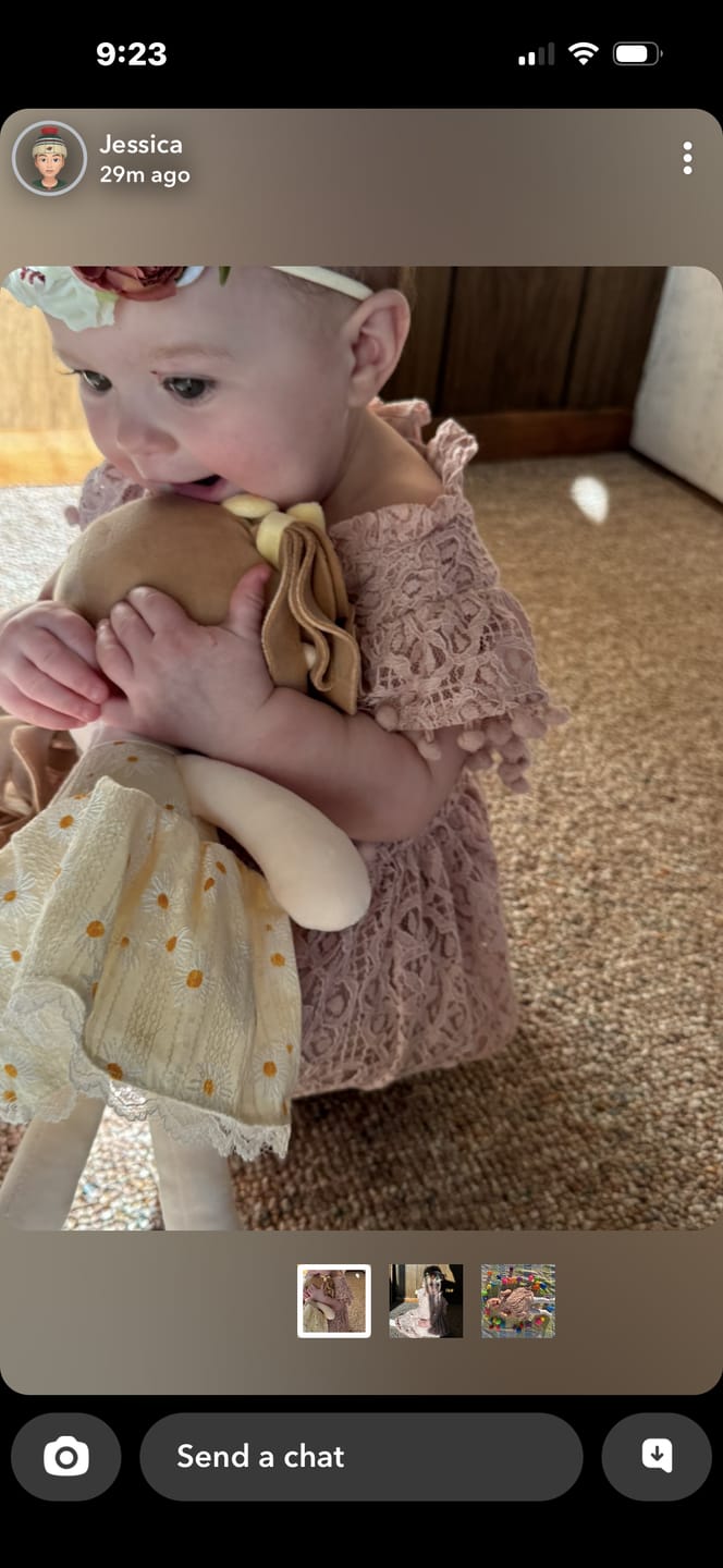 Customer photo review of Personalized Daisy Girl - Yellow