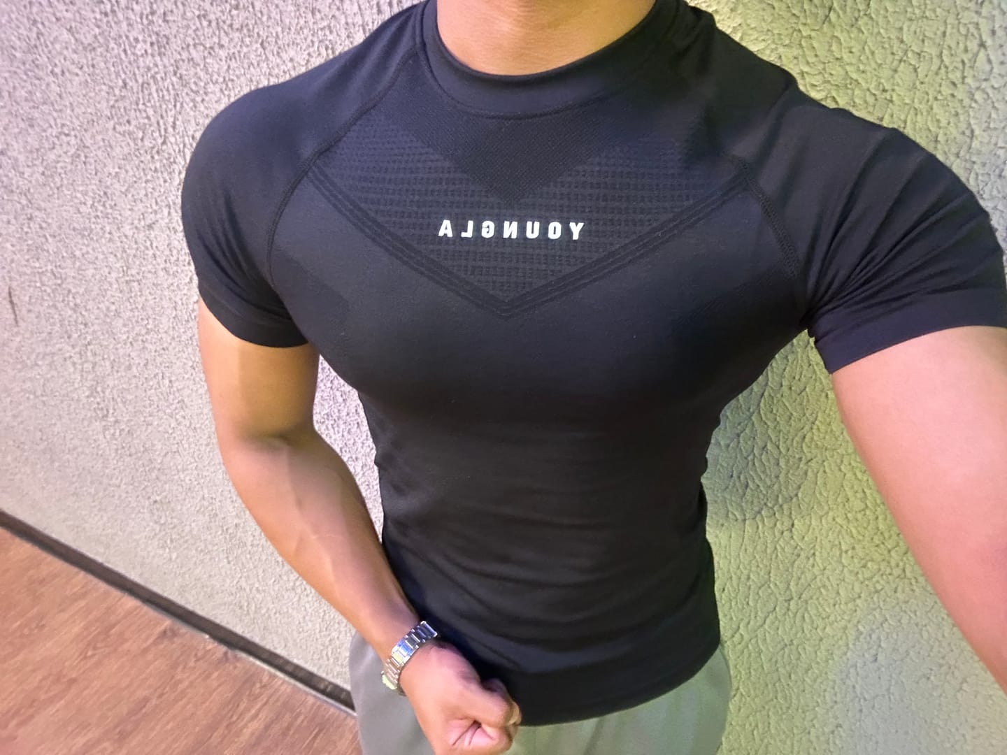 Customer photo review of 475 SuperVillain Compression Tees