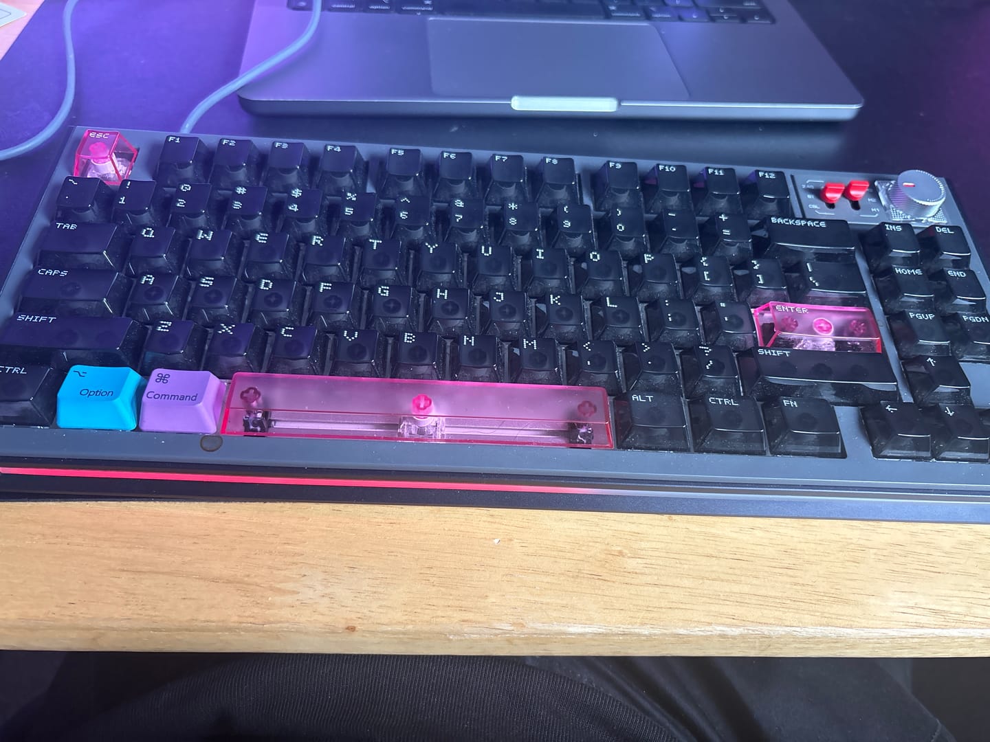 Customer photo review of NuPhy WH80 HE Wireless 8K Magnetic Gaming Keyboard