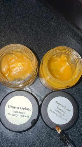 Customer photo review of Guava Gelato | THCA Badder