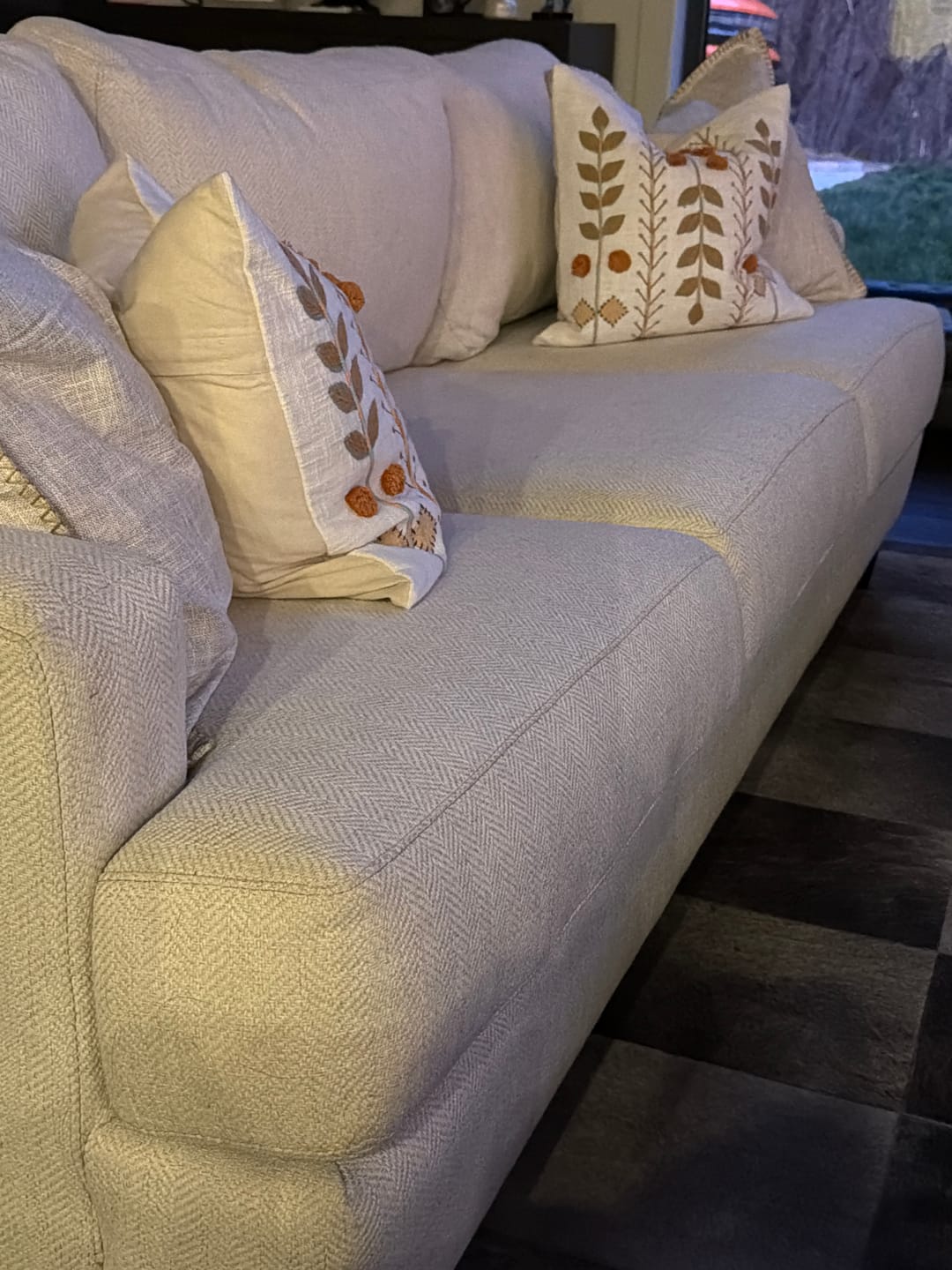 Customer photo review of Cotton Pillow Cover