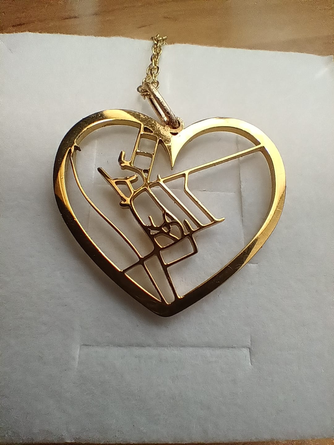 Customer photo review of Personalizovaný mapový náhrdelník