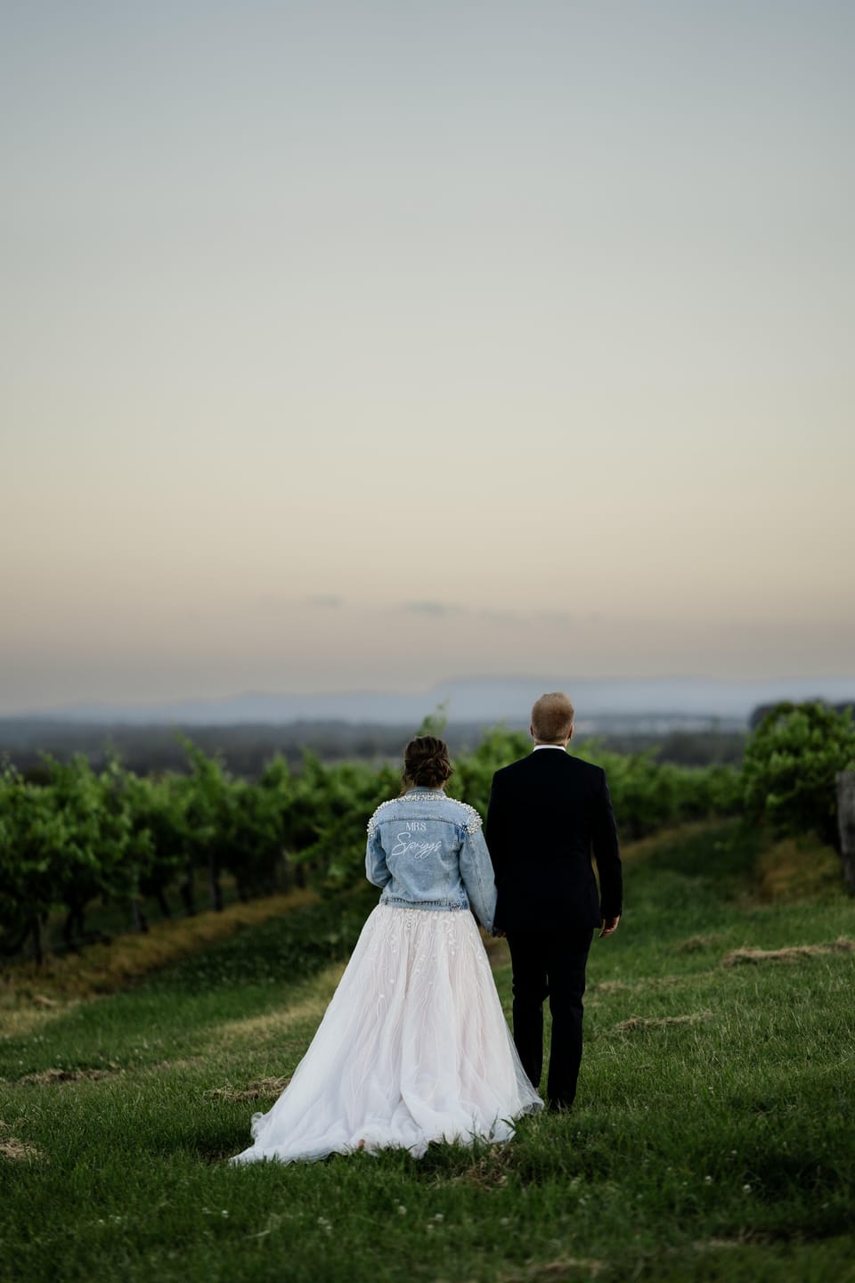 Customer photo review of Bridal Denim Jacket