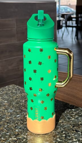 Customer photo review of Gold Scallop Tumbler Boot