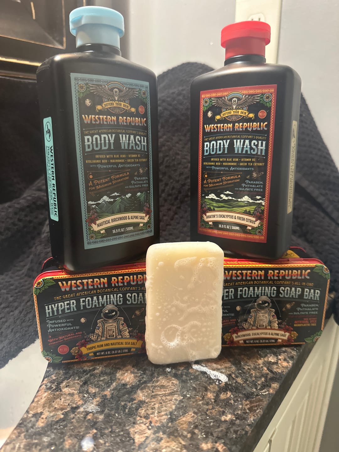 Customer photo review of Soap & Body Wash Starter Kit